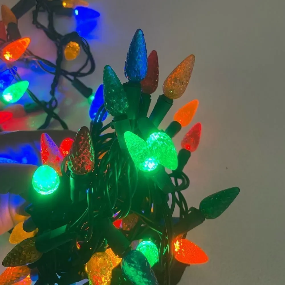 Vintage Christmas Tree string Lights READ